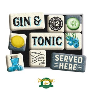 83116 Vintage Magnets - Gin and Tonic